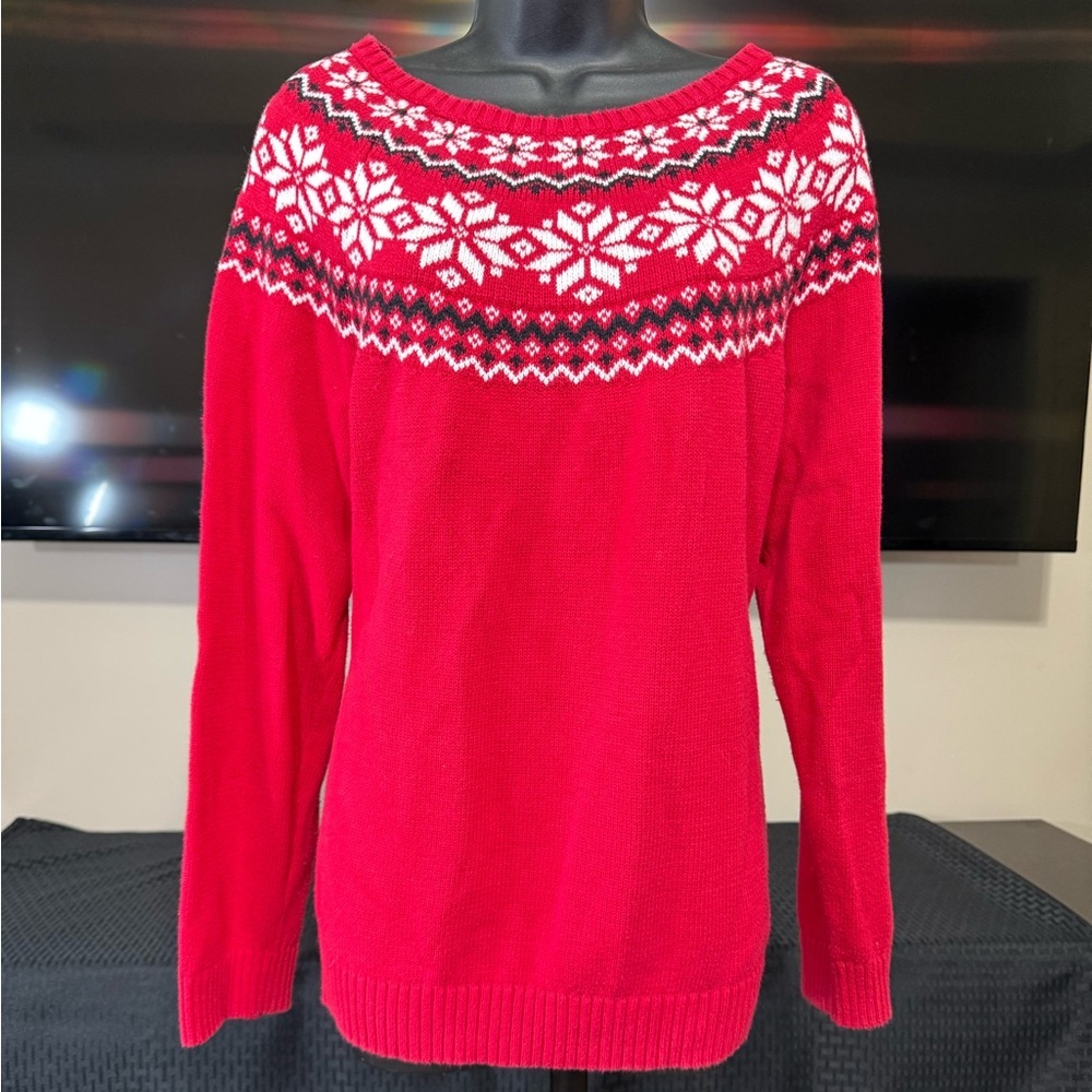 Kim Rogers Curvy‎ Christmas Sweater sz: 1X